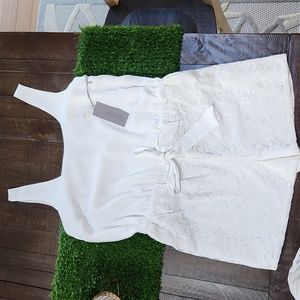 Jennifer Lopez White Classic Jumpsuit